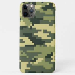 8-bits Pixel Digital Woodland Camouflage / Camo iPhone 11 Pro Max Hoesje