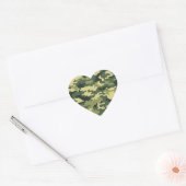 8-bits Pixel Digital Woodland Camouflage / Camo Hart Sticker (Envelop)