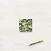 8-bits Pixel Digital Woodland Camouflage / Camo Post-it® Notes (Op bureau)