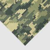 8-bits Pixel Digital Woodland Camouflage / Camo Tissuepapier (Detail)