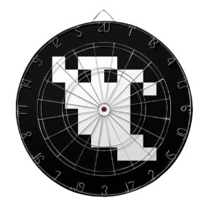 8-bits Pixel Ghost Dartbord