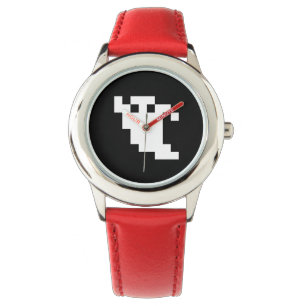 8-bits Pixel Ghost Horloge
