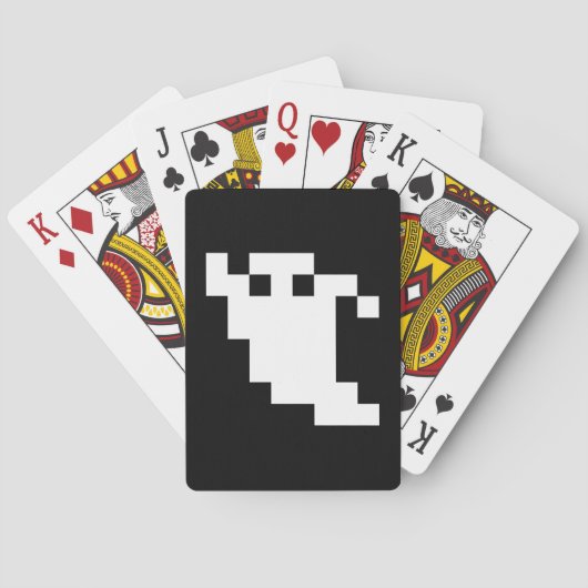 8-bits Pixel Ghost Speelkaarten (Achterkant)