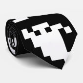 8-bits Pixel Ghost Stropdas (Opgerold)