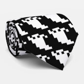 8-bits Pixel Ghost Stropdas (Opgerold)