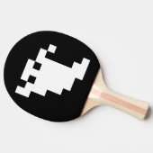 8-bits Pixel Ghost Tafeltennisbatje (Zijkant)