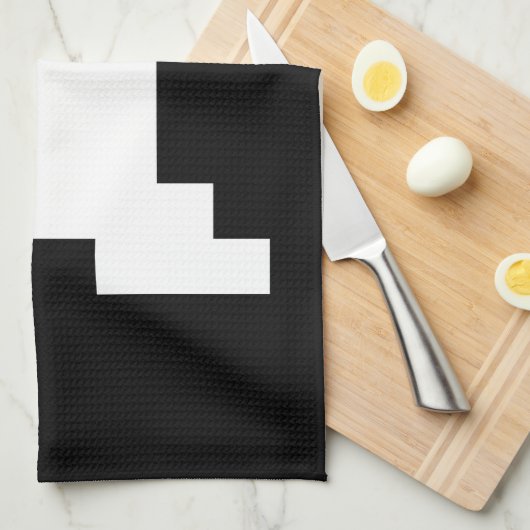 8-bits Pixel Ghost Theedoek (Quarter Fold)