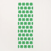 8-bits Pixel Lucky Four Leaf Clover Yogamat (Achterkant)