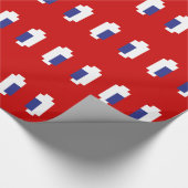 8-bits Pixel Manga Eyes Cadeaupapier (Hoek)