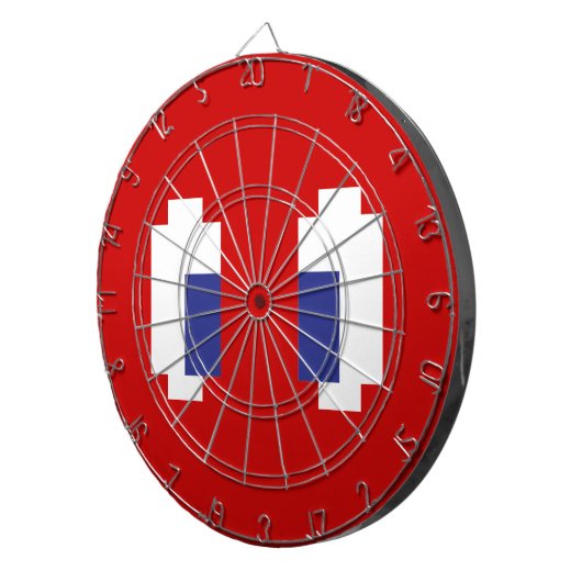 8-bits Pixel Manga Eyes Dartbord (Voorkant Rechts)