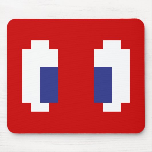 8-bits Pixel Manga Eyes Muismat (Voorkant)