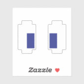 8-bits Pixel Manga Eyes Sticker (Vel)