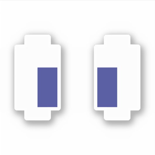 8-bits Pixel Manga Eyes Sticker (Voorkant)