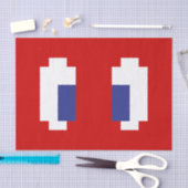 8-bits Pixel Manga Eyes Tissuepapier (Craft)