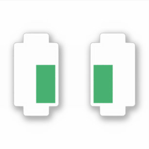 8-bits Pixel Manga Green Eyes Sticker