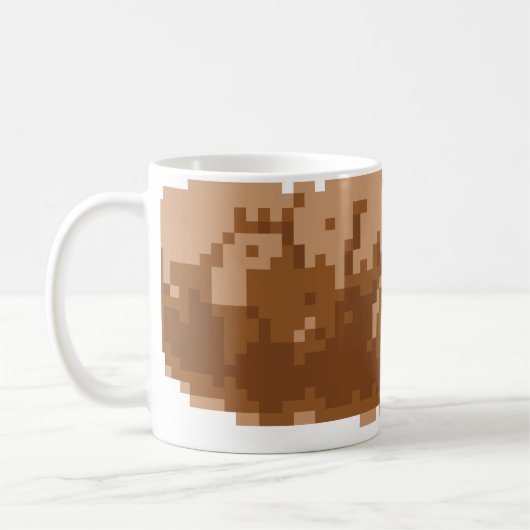 8-bits Pixel Poop Koffiemok (Links)
