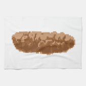8-bits Pixel Poop Theedoek (Horizontaal)