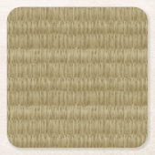 8-bits Pixel Tatami Mat 畳 Vierkante Kartonnen Onderzetter (Voorkant)