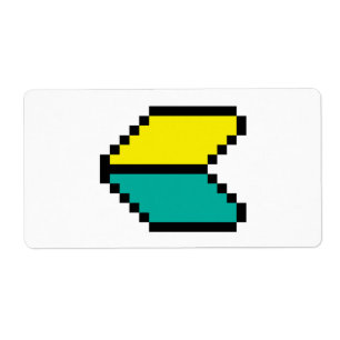 8-bits Pixel Wakaba/Shoshinsha Mark Etiket