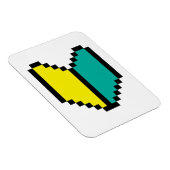8-bits Pixel Wakaba/Shoshinsha Mark Magneet (Rechterzijde)