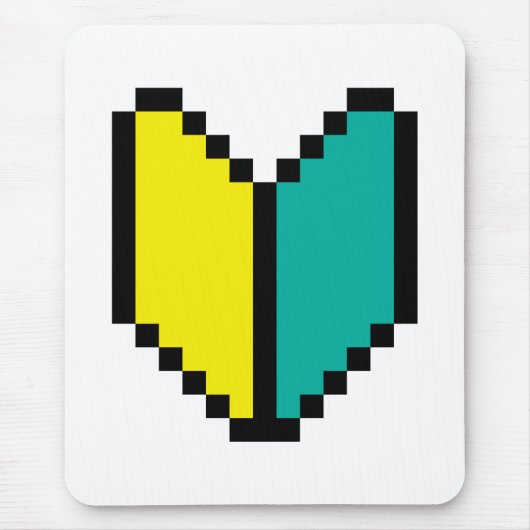 8-bits Pixel Wakaba/Shoshinsha Mark Muismat (Voorkant)