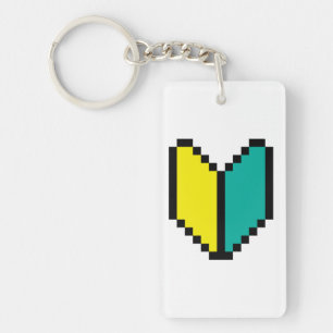 8-bits Pixel Wakaba/Shoshinsha Mark Sleutelhanger