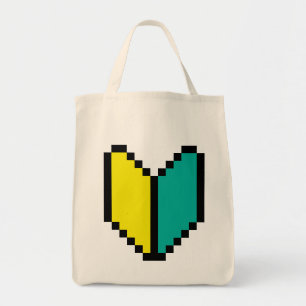 8-bits Pixel Wakaba/Shoshinsha Mark Tote Bag
