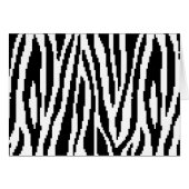 8-bits Pixel Zebra Print Design Patroon (Voorkant Horizontaal)