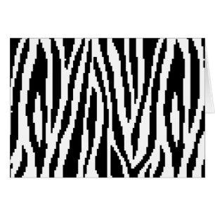 8-bits Pixel Zebra Print Design Patroon