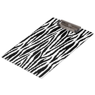 8-bits Pixel Zebra Print Design Patroon Klembord