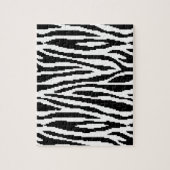 8-bits Pixel Zebra Print Design Patroon Legpuzzel (Verticaal)