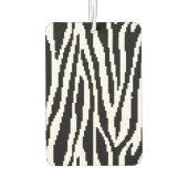 8-bits Pixel Zebra Print Design Patroon Luchtverfrisser (Achterkant)