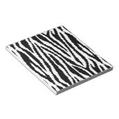 8-bits Pixel Zebra Print Design Patroon Notitieblok (Schuin)