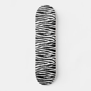 8-bits Pixel Zebra Print Design Patroon Skateboard