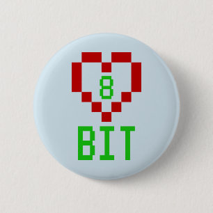 8-bits ronde button 5,7 cm