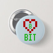 8-bits ronde button 5,7 cm (Voorkant /achterkant)