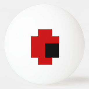 8-bits Spooky Red Eye Ping-Pong Ball