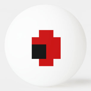 8-bits Spooky Red Eye Ping-Pong Ball