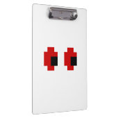 8-bits Spooky Red Eyes Klembord (Rechts)