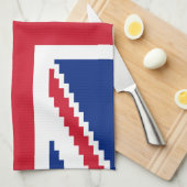 8-bits Uniepixelaansluiting Theedoek (Quarter Fold)