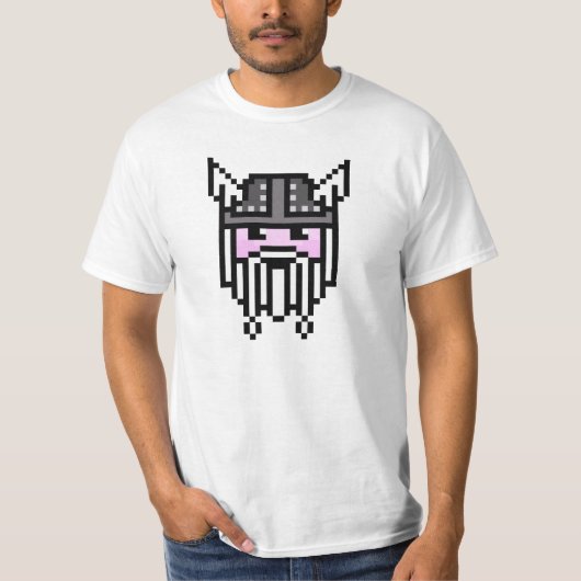 8-bits Viking T-shirt (Voorkant)