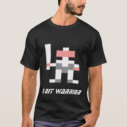 8-bits Warrior T-shirt (Voorkant)