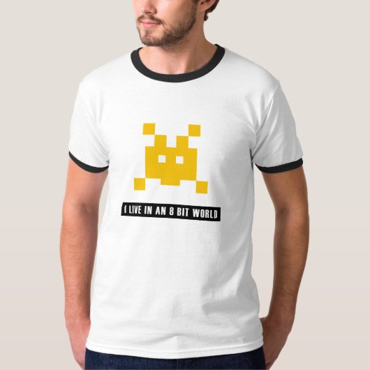 8-bits wereld t-shirt (Voorkant)