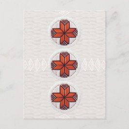 8 Briefkaart met aanwijsbare sterren