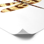 8 Dragonfly-Waterverven Poster (Hoek)