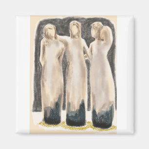 8-drie zussen magneet