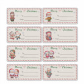 8 étiquettes de Noël pour Mamie et Papi (Devant)