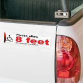 8 feet bumpersticker (Op Truck)
