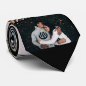 8 Foto Aangepaste gepersonaliseerde collage Stropdas (Opgerold)