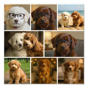 8 Foto Aangepaste Persoonlijke Sjabloon Collage Afdruk